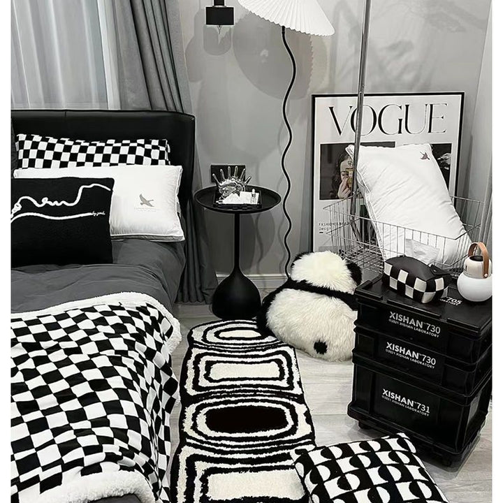 Black & White Runner Rugs