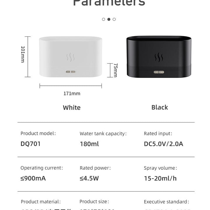 3D Simulation Flame Humidifier